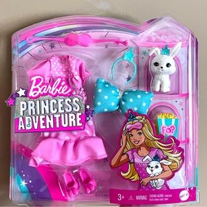 Barbie Princess Adventure Fashion Pack Pet Nightgown Slumber Party.